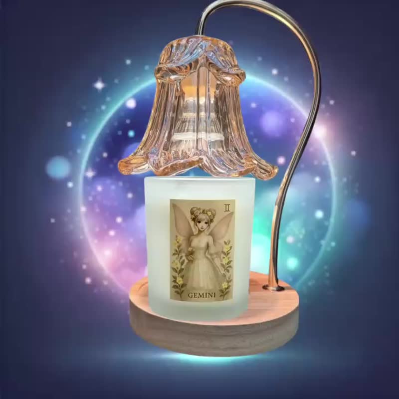 双子座 星座精灵香氛蜡烛 聚财之香 智慧聚财 丰盛自来 星座礼物 - 蜡烛/烛台 - 其他材质 白色