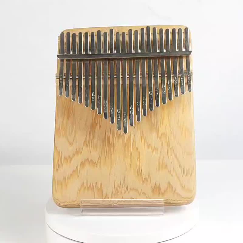 台湾铁杉拇指琴/ KALIMBA / 21音拇指琴 - 吉他/乐器 - 木头 金色