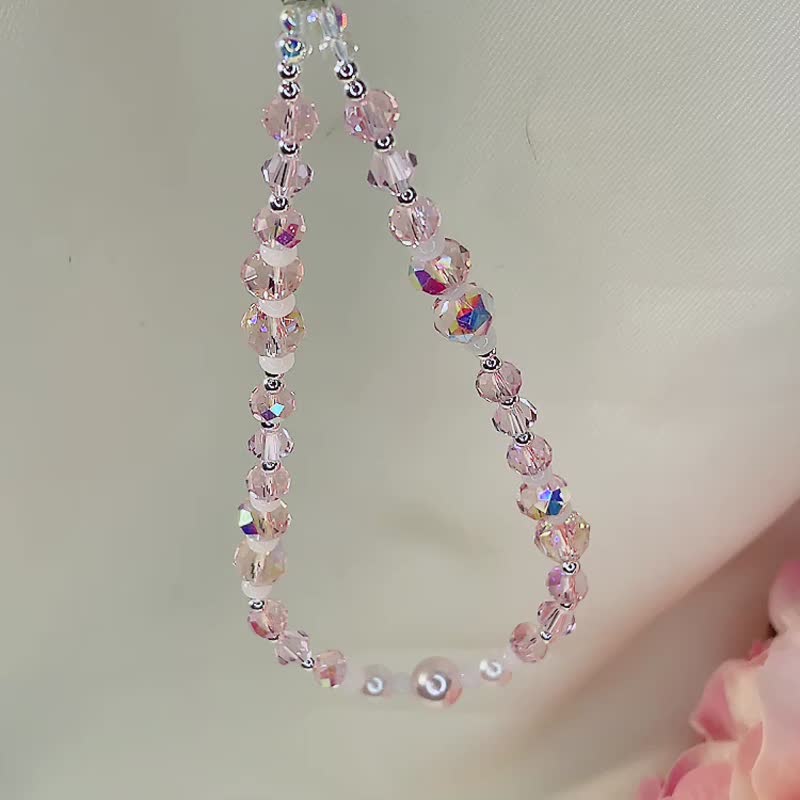 Rom828串珠手机链-柏林浪漫178 - 挂绳/吊绳 - 水晶 