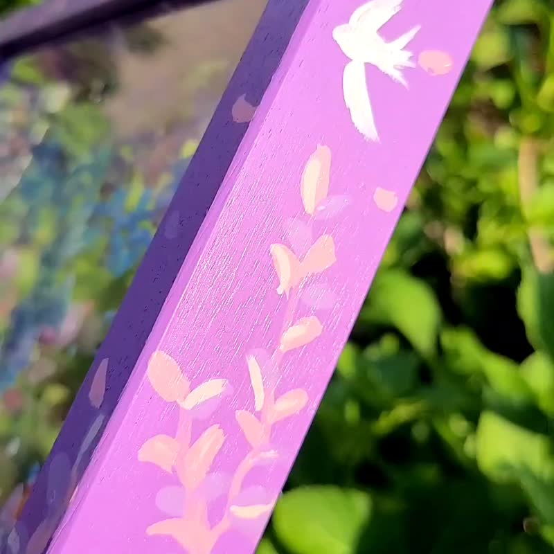[独特/花痴漫步/紫]透明艺术阴影艺术室内花痴物品礼物 - 海报/装饰画/版画 - 压克力 紫色