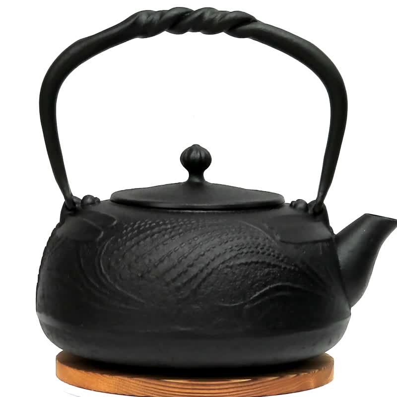 及富 南部铁器 铁瓶 铁壶 蜻蜓图案 1.2L 日本制 - 茶具/茶杯 - 其他金属 黑色