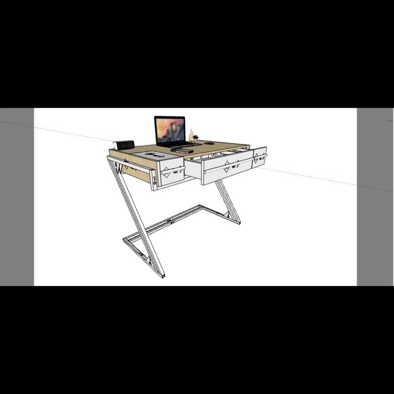 Computer desk/office desk.  Model code:WBS079 - 其他数码商品 - 其他材质 