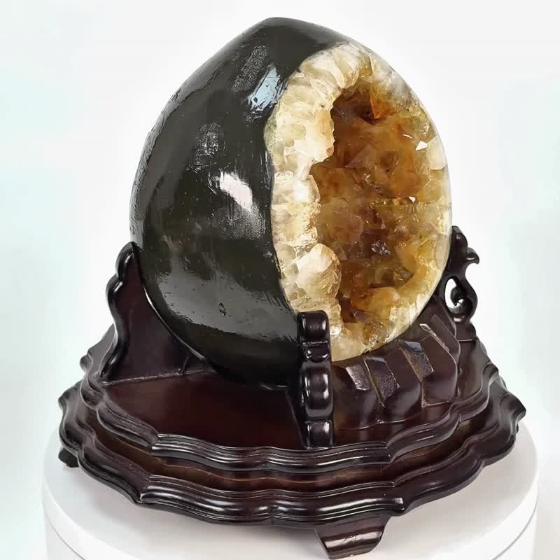 巴西黄晶洞 062800 - 摆饰 - 水晶 黄色
