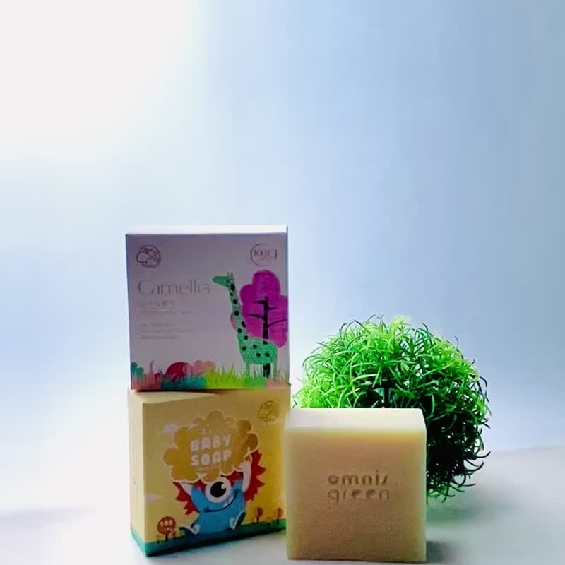 【洗发组】洗发手工皂2入 山茶花发皂+无香发皂 调理头皮出油 - 洗发用品 - 其他材质 