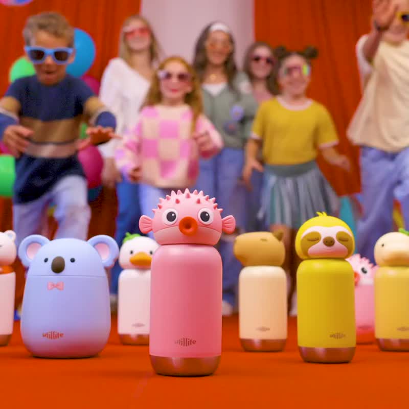 Utillife 动物派对闷烧食物罐 (8 款) - 保温瓶/保温杯 - 不锈钢 多色