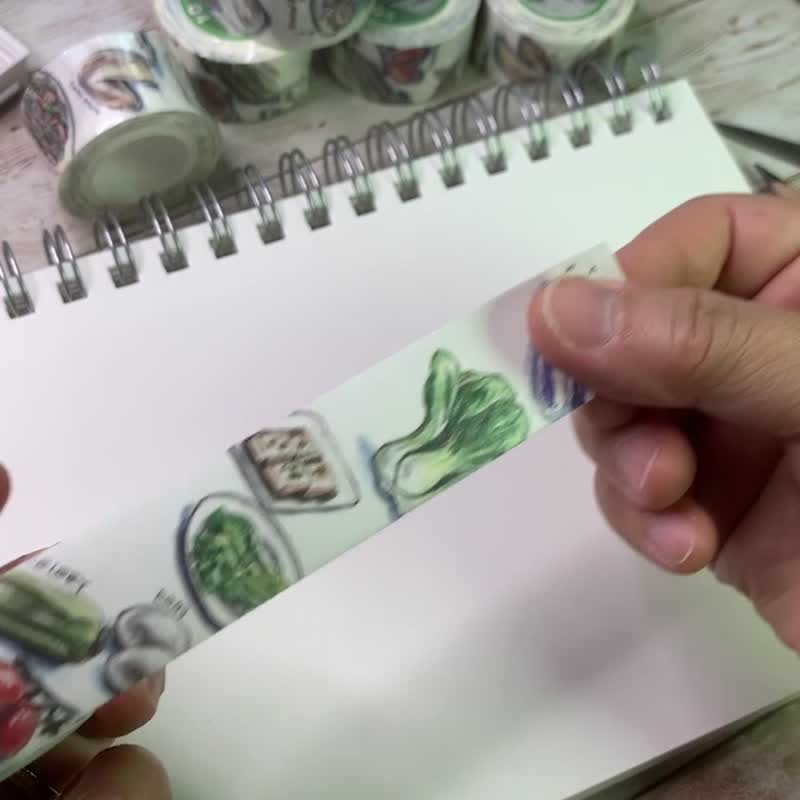 原创手绘纸胶带-饮茶 (WB004) - 纸胶带 - 纸 