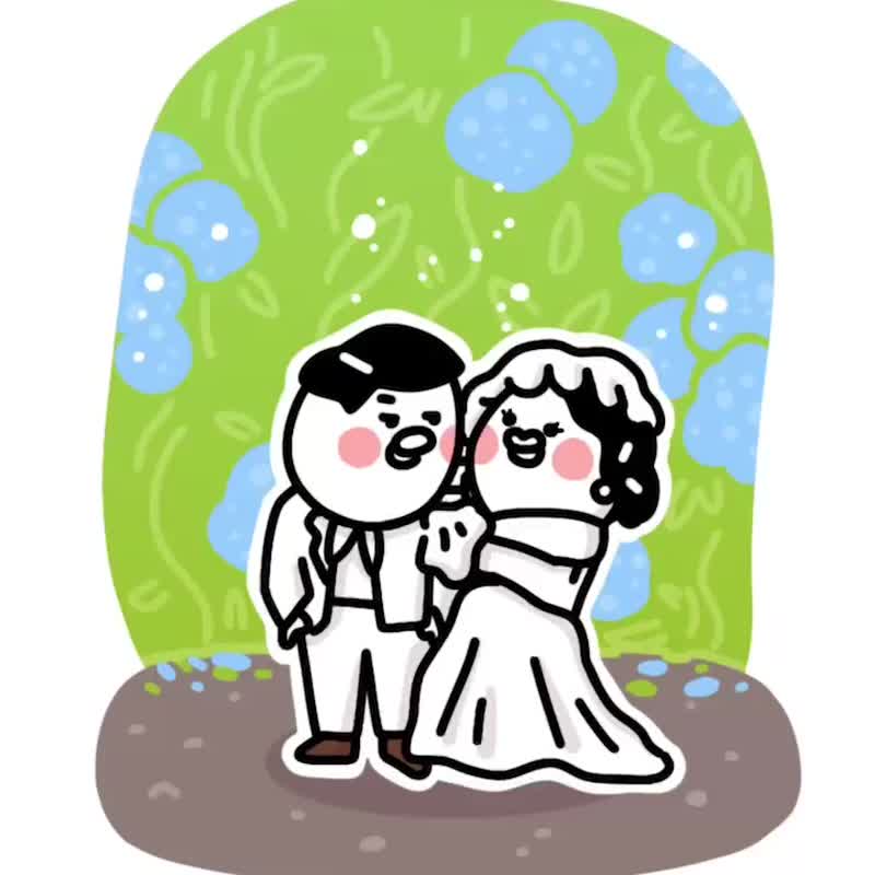 电子版似颜绘 - 电子手绘真人画像/绘画/插画 - 其他材质 