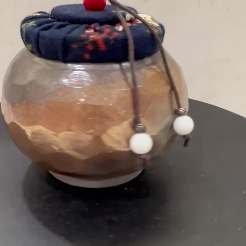柴烧小茶叶罐 - 茶具/茶杯 - 陶 