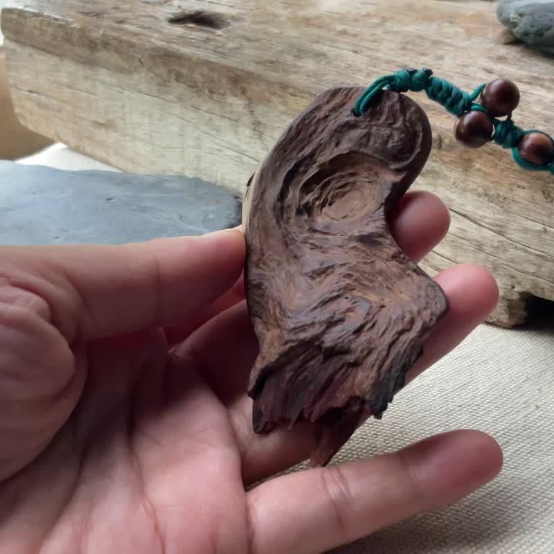 【糜糜】肖楠瘤木吊饰 - 吊饰 - 木头 多色