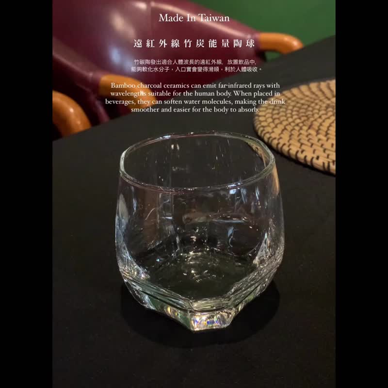 【喝水神器】 添兴窑 竹炭能量陶球(5颗装)茶酒咖啡汤饮料适用 - 其他 - 陶 咖啡色