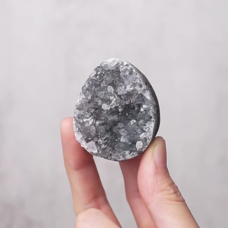 小型白水晶蛋 // 净化 平静 // 水晶蛋 水晶摆饰 赠底座 - 摆饰 - 水晶 白色