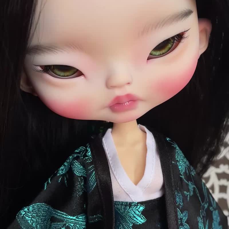 Blythe亚洲娃娃 - 玩偶/公仔 - 塑料 白色