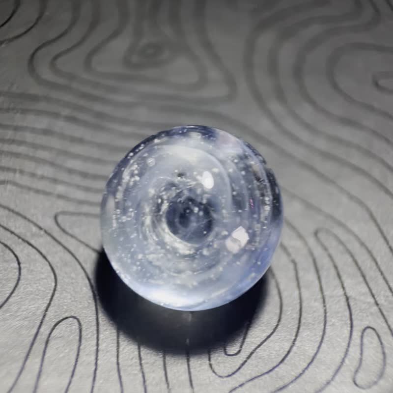 琉璃摆件 毛发玻璃定制订制 生命纪念 免费刻字 宇宙银河 - 其他 - 玻璃 蓝色