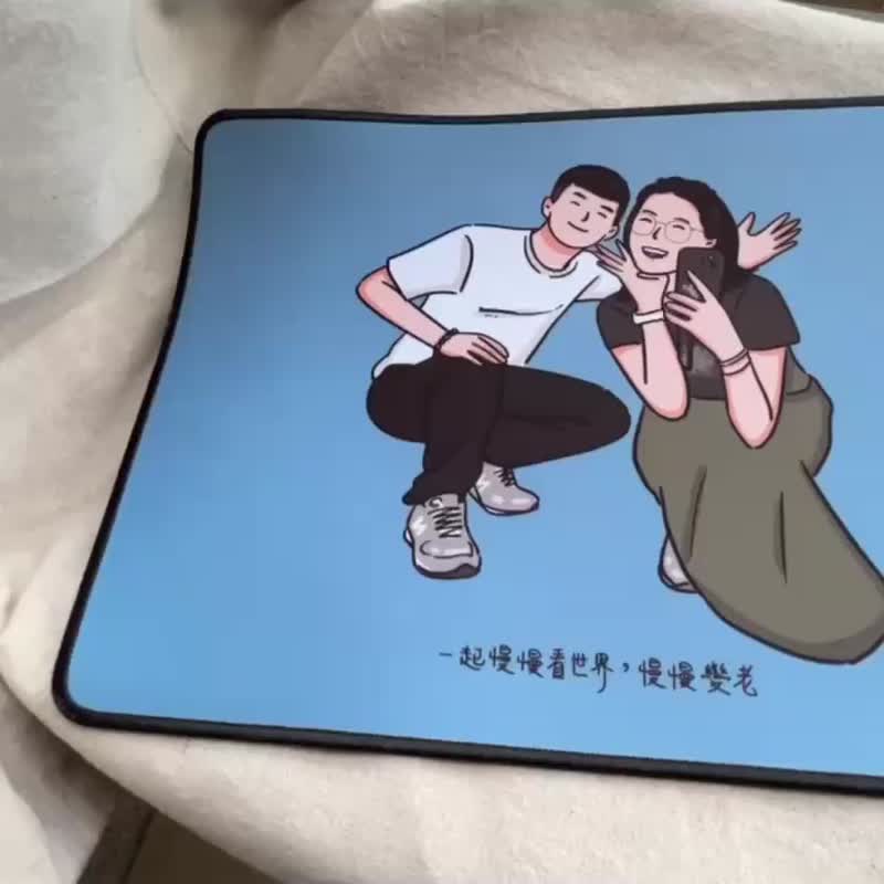 【定制】似颜绘/电竞鼠标垫 - 鼠标垫 - 其他材质 多色