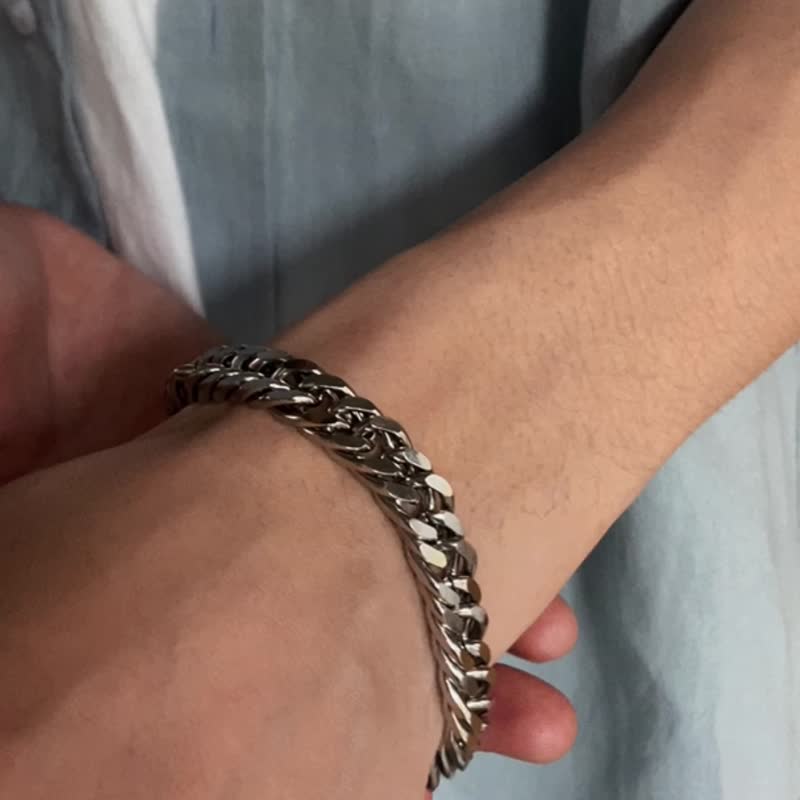 Unisex | 极昼系列 - 卡特拉 * 不锈钢手链 - 手链/手环 - 不锈钢 银色