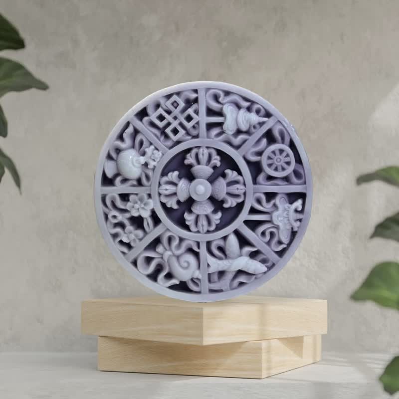 藏八宝开运手工皂  吉祥 开运 祝福 搭配多种精油香氛添加 - 肥皂/手工皂 - 其他材质 多色