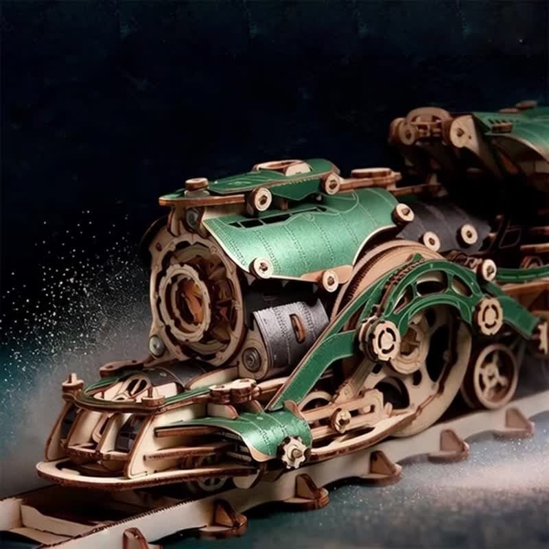 奇幻蒸气列车 - 3D环保纸材拼装模型 - 木工/竹艺/纸艺 - 纸 