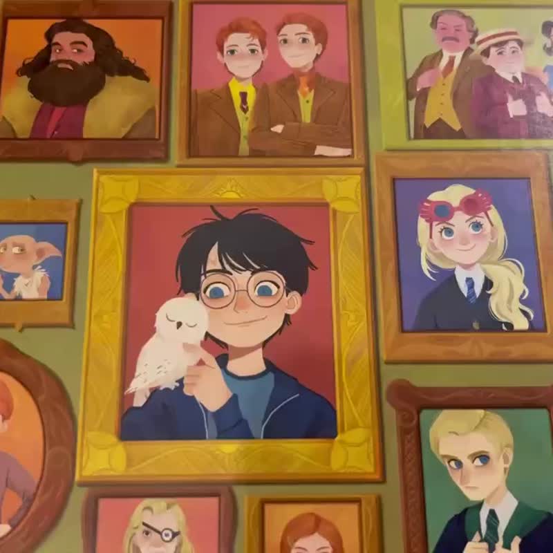 TOi图益【HarryPotter照片墙】拼图1000片盒DIY动漫插画桌游 - 拼图 - 纸 紫色