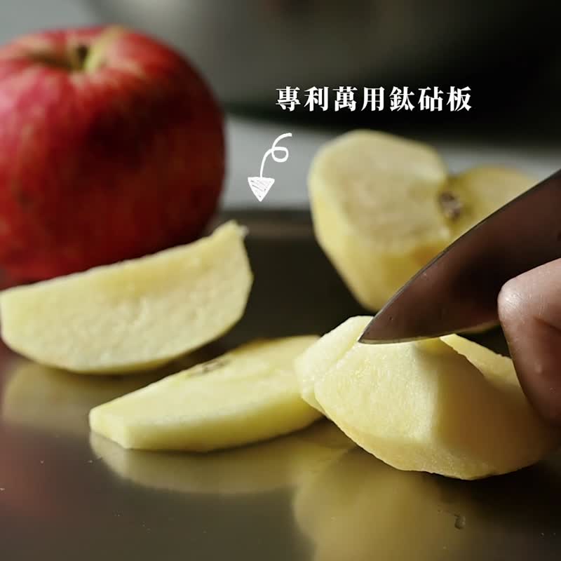 纯钛1500ml双层大汤碗(真空断热/保温保冰/食物不易快速冷却)礼物 - 碗 - 其他金属 银色