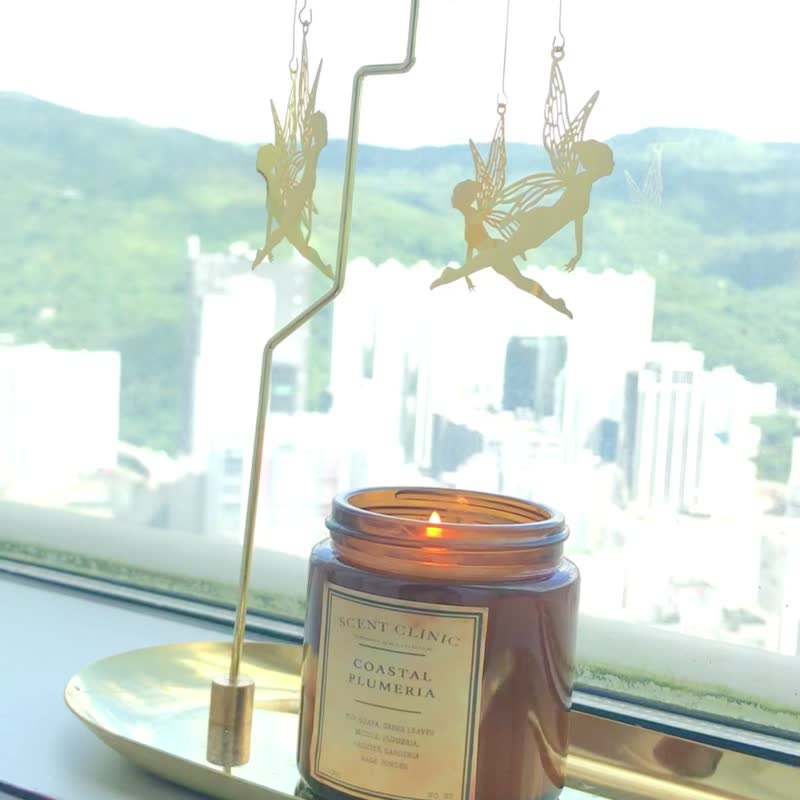 圣诞交换礼物之选 蜡烛旋转木马 旋转烛台 Candle carousel - 蜡烛/烛台 - 其他金属 金色