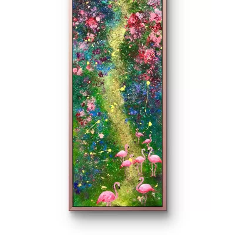 疗愈心艺术家SaSa创作 油画丙烯肌理画 - 摆饰 - 压克力 多色