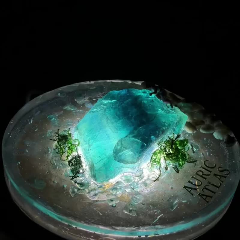 绿萤石摆件 | 越海 | 奥瑞藏图 - 摆饰 - 水晶 绿色
