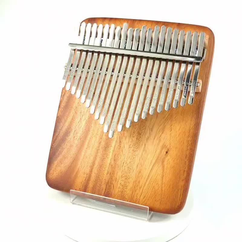桃花心木拇指琴/21音拇指琴/KALIMBA - 吉他/乐器 - 木头 咖啡色