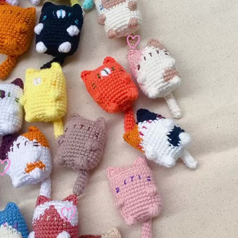mini cat keychain - 吊饰 - 其他材质 