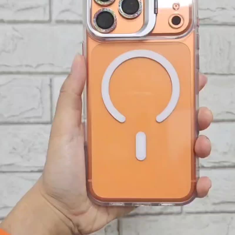 【过年 招财 招福】黑占盾 磁吸防摔立架手机壳 for i17 Pro Max - 手机壳/手机套 - 塑料 