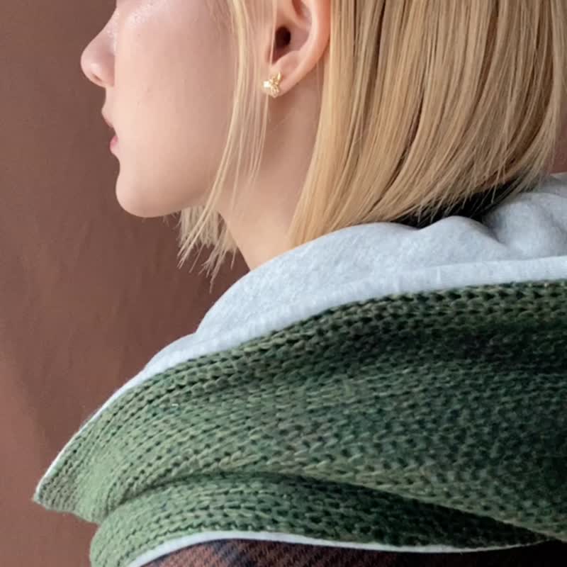 MUSEUM_系列 - 印象日出 * 连帽围巾 - 围巾/披肩 - 其他人造纤维 绿色