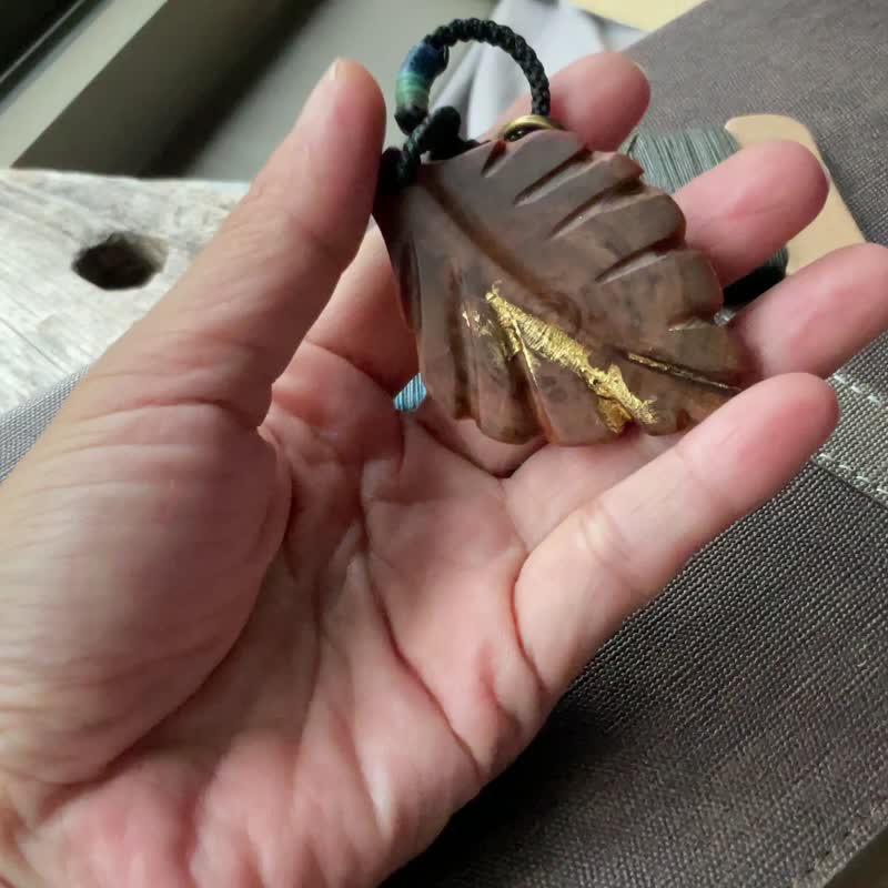 一叶金 桧木吊饰 钥匙圈 背包挂饰 - 钥匙链/钥匙包 - 木头 多色