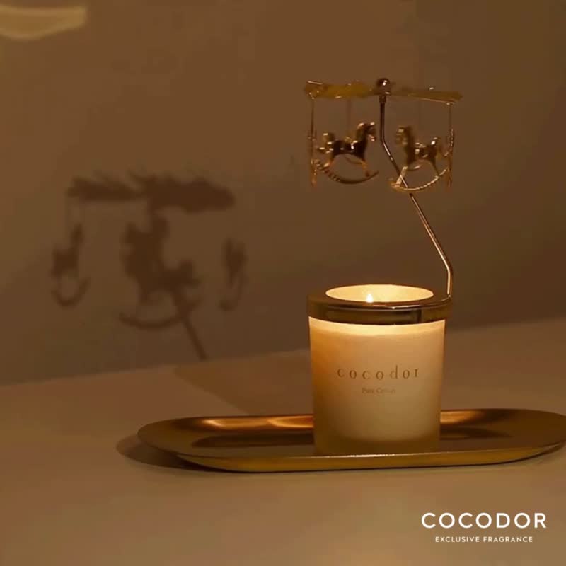 COCODOR-旋转烛罩 (不含蜡烛) - 蜡烛/烛台 - 其他金属 金色