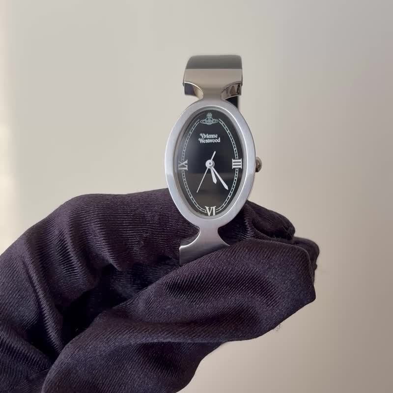 Vivienne Westwood中古表/复古时钟/时钟/老表/vintage watch/女 - 女表 - 其他金属 黑色