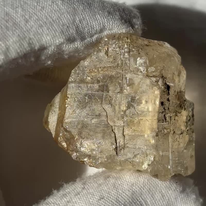 西藏 喜马拉雅 彩虹皮浮生白水晶簇 老皮老灵魂 - 摆饰 - 水晶 透明