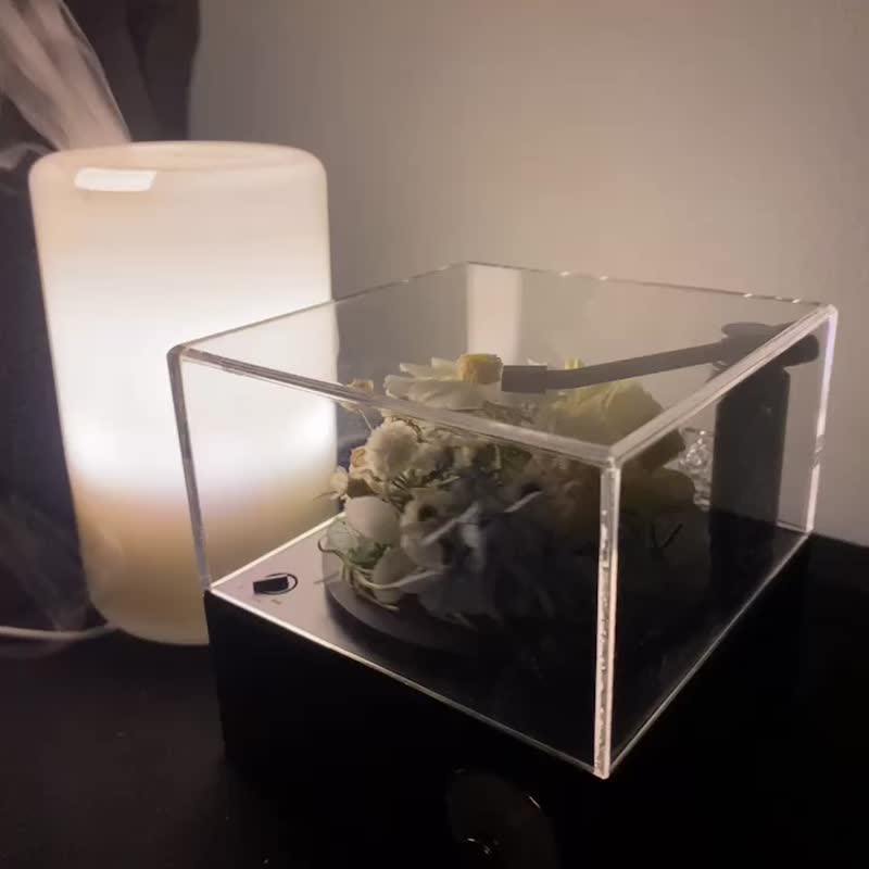 蓝牙喇叭、蓝牙音乐、永生花音乐盒 - 干燥花/捧花 - 植物．花 透明