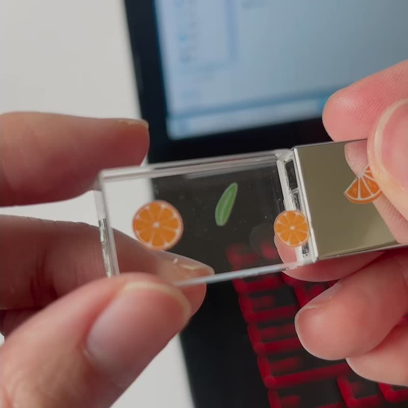 【快速出货】32GB 3.0USB 定制化刻字 水晶USB 刻图 送礼 质感USB - 其他 - 其他金属 透明