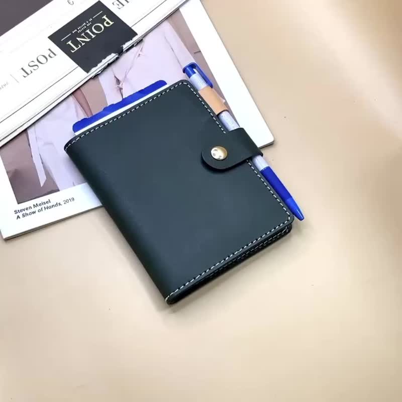 真皮护照短夹 附笔套 护照夹 可定制烫金/压印 - 护照夹/护照套 - 真皮 