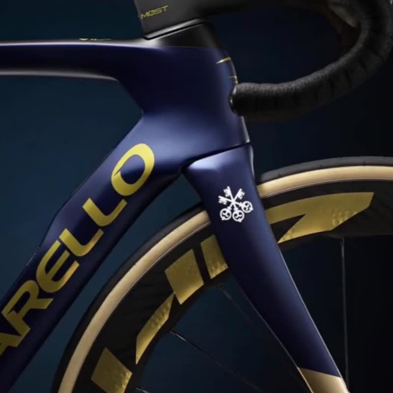 Pinarello Q36.5 车队版UBS钥匙LOGO 定制化贴纸(一组5入) - 贴纸 - 纸 