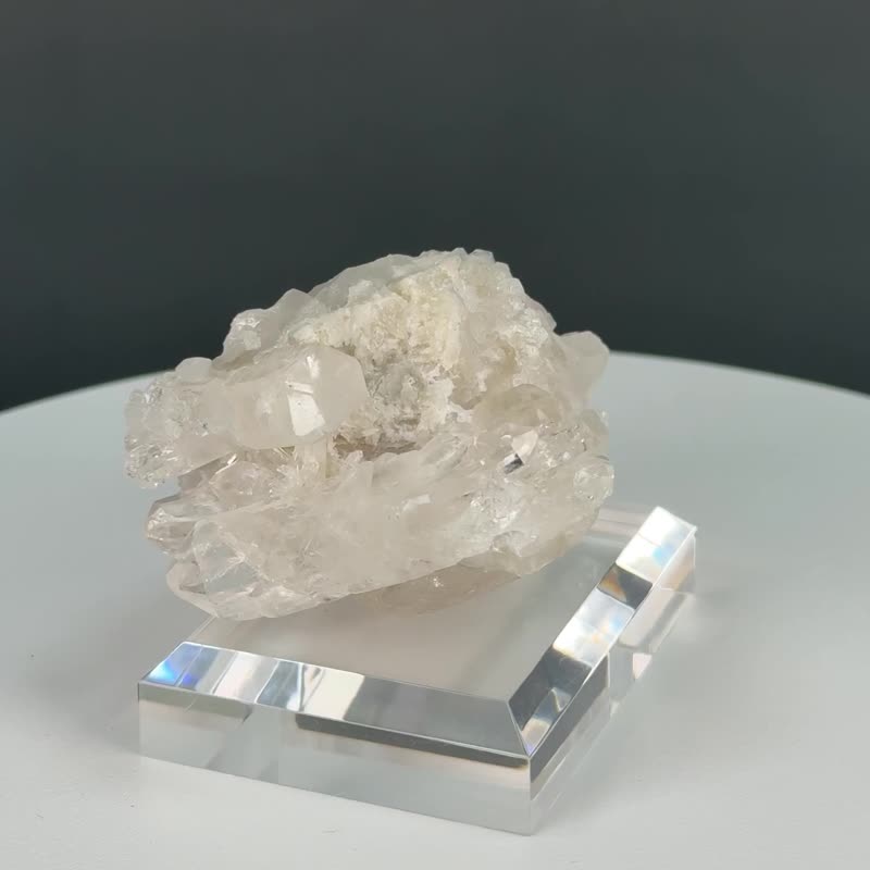 迷你白晶簇  010139 - 摆饰 - 水晶 白色