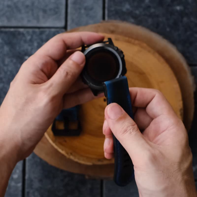 Garmin Watch Band With Quickfit Garmin Connector - 表带 - 真皮 多色