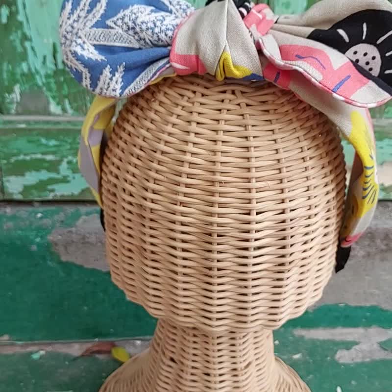 手作发箍 发带 花森 - 发带/发箍 - 棉 多色