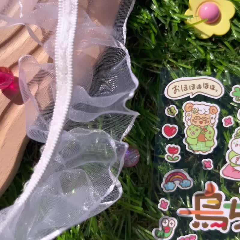 Sparkly Decora 雀贴纸 - 贴纸 - 其他材质 