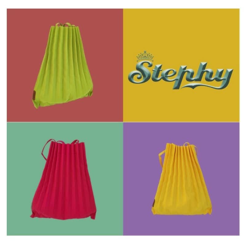 Summer 明亮活泼百折包/皱褶包/折叠包/手提包/单肩包/圣诞礼 - 手提包/手提袋 - 聚酯纤维 多色