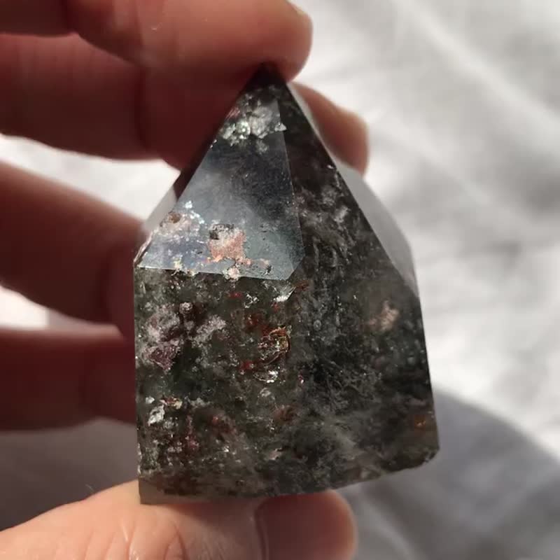 四季幽灵 绿幽灵 白幽灵 红幽灵 水晶 全包随型 手把玩 天然原石 - 摆饰 - 水晶 多色