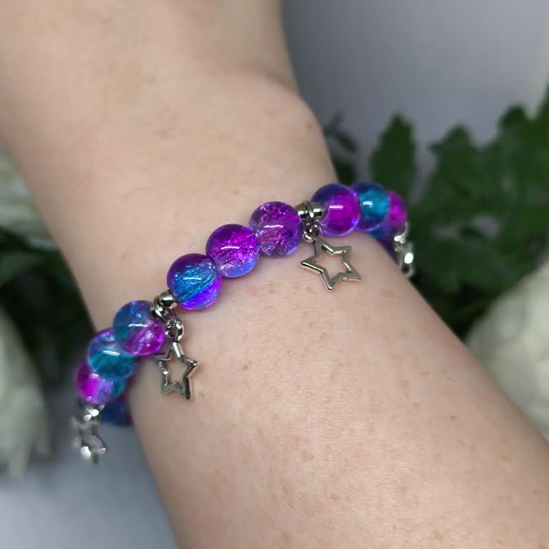 星河玻璃手链 - 手链/手环 - 玻璃 多色