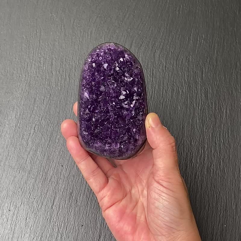 天然原矿顶级帝王紫紫晶镇 紫晶簇 紫水晶 招财开运 快速出货 - 摆饰 - 水晶 紫色