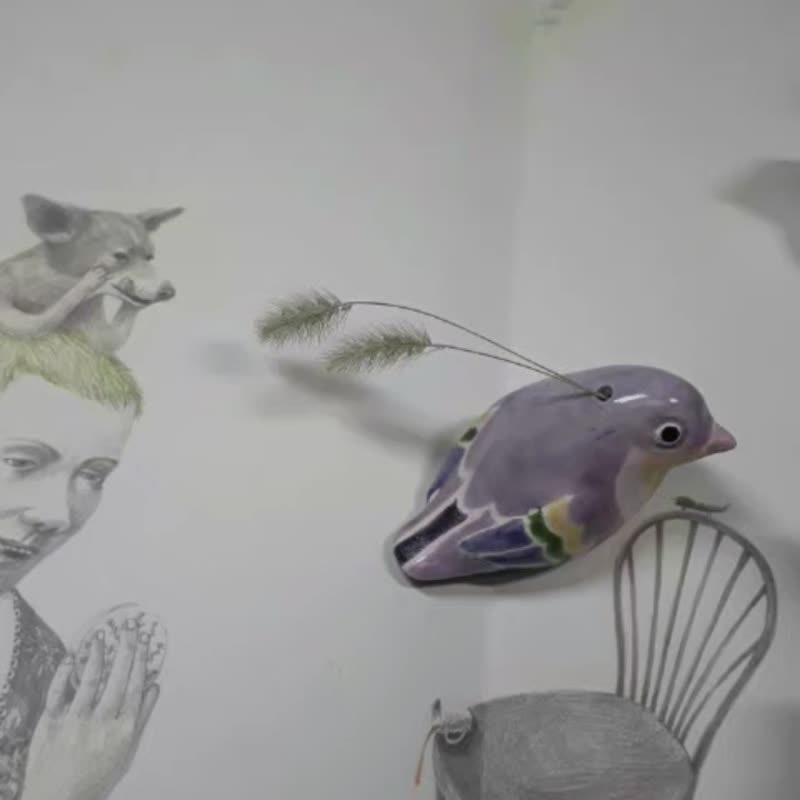 陶瓷物品，鸟橡子香薰架，结婚礼物 - 喜帖 - 瓷 多色