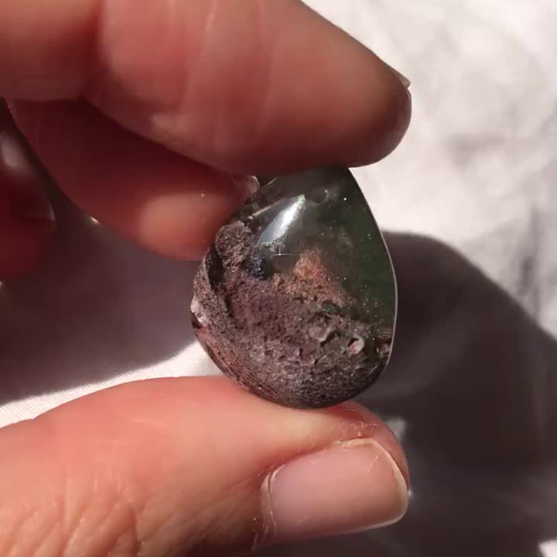 巴西 四季 幽灵水晶吊坠 星光 幽灵项链 摆设 pendant jewelry - 项链 - 水晶 多色