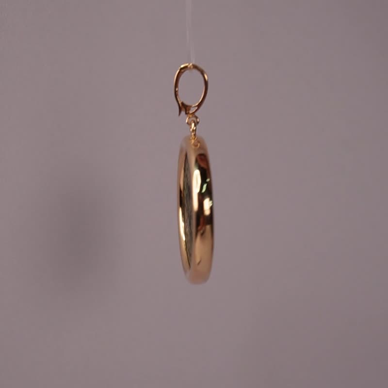 古罗马钱币18k万能活扣吊坠 希腊古币真古币珠宝订制 - 吊饰 - 贵金属 