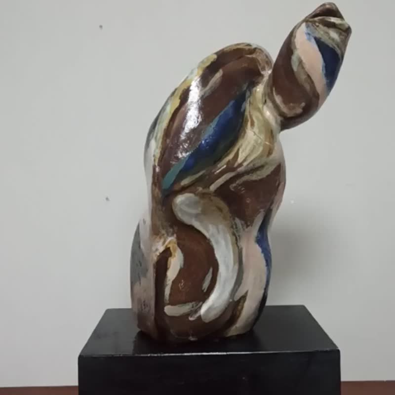 陈炫亨陶塑创作1992年心路心语 - 摆饰 - 陶 多色